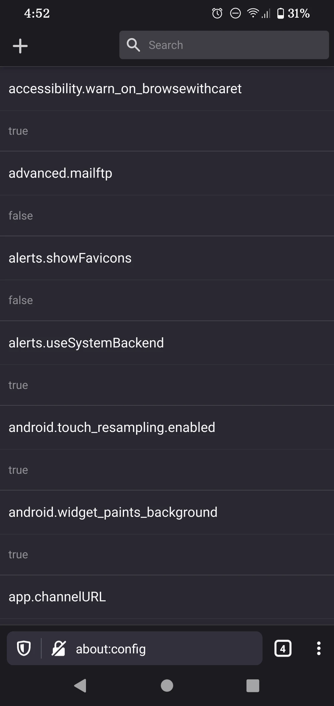 Firefox Nightly for Developers screenshot
